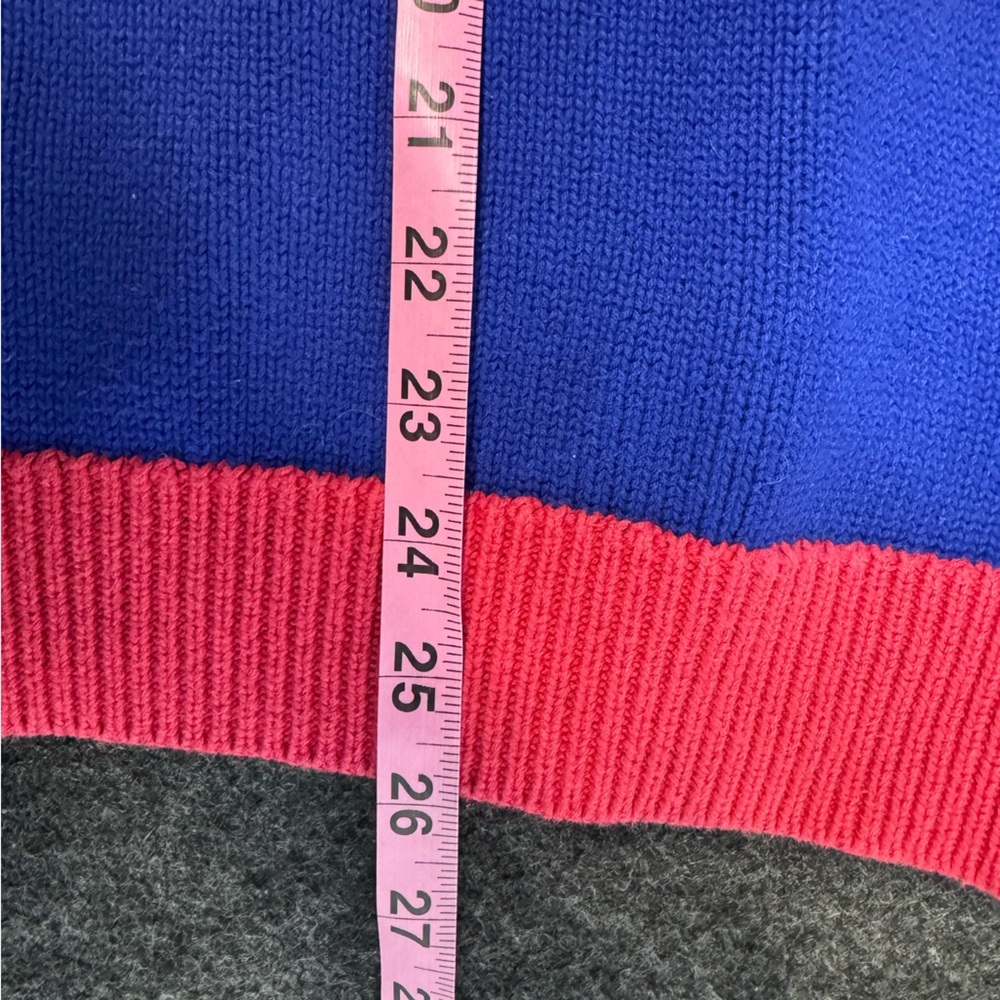 Teddy Fresh Mom Sweater Colorful Striped Cotton Size Small - Picture 7 of 7